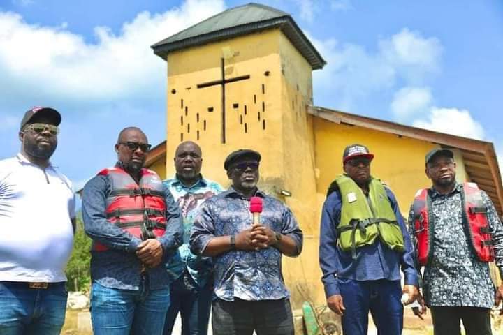 Governor Oborevwori visits Okuama, says residents'll return soon