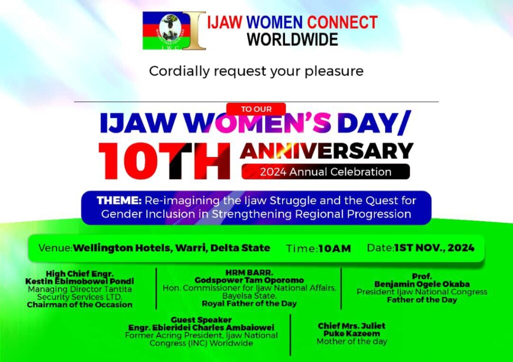 IWC Unveils Plans for 2024 Ijaw Women’s Day Celebration (Full Details)